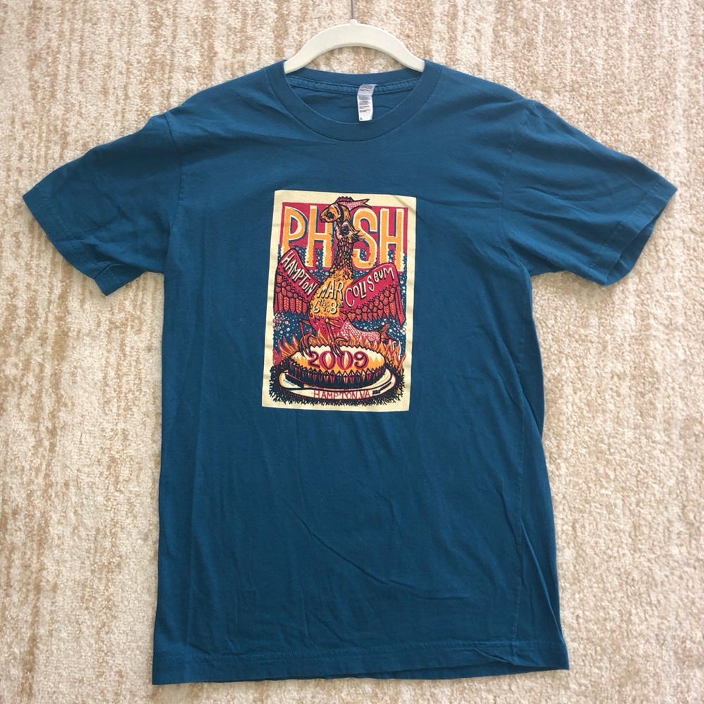 2009 Phish Hampton Coliseum Pollock Shirt